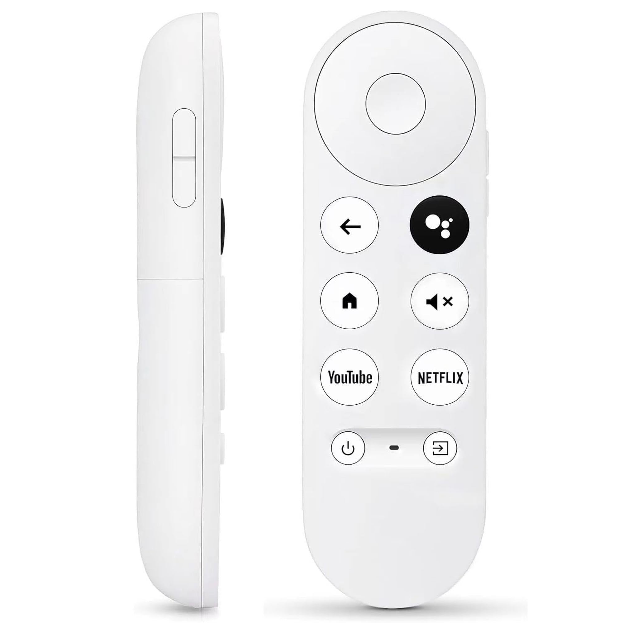 Voice Remote for Google Chromecast with Google TV (4K/HD), Replacement for G9N9N GA01920-US GA01409-US