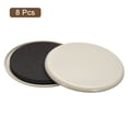 thumbnail image 3 of Furniture Sliders, 8Pcs 5" - Plastic Reusable Round Sliding Pads, Chair Glides for Carpeted Tile Floors (Grey), 3 of 6