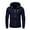 Navy, variant on LEEy-world Graphic Hoodies Men's Pullover Hoodie Sweatshrits Drawstring Hooded Color Block Hoody for Men with Kangaroo Pocket White,XL
