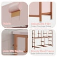 thumbnail image 2 of EDTara Commode pour Chambre, Commode Haute de Rangement avec 10 Tiroirs et Poches Latérales, Organisateur de Commodes en Tissu, 2 of 8