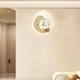thumbnail image 4 of Reloj de pared moderno con movimiento de cuarzo silencioso, marco de madera, fácil montaje, adecuado para decoración de sala de estar, dormitorio, comedor y oficina., 4 of 6