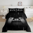thumbnail image 2 of Homewish Gaming Gamer Teens Queen Comforter Set, Grey Game Controller Bedding Sets, Futuristic Game Console Reversible Bedding Comforter Set, Microfiber Bedroom Decor, 3-Piece, 2 of 8