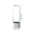 thumbnail image 2 of CRILSTYLEO 8 Pcs Couvre-Tête de Brosse à Dents Résistant à l'Eau Réutilisable en Plastique Transparent pour le Camping, 2 of 8