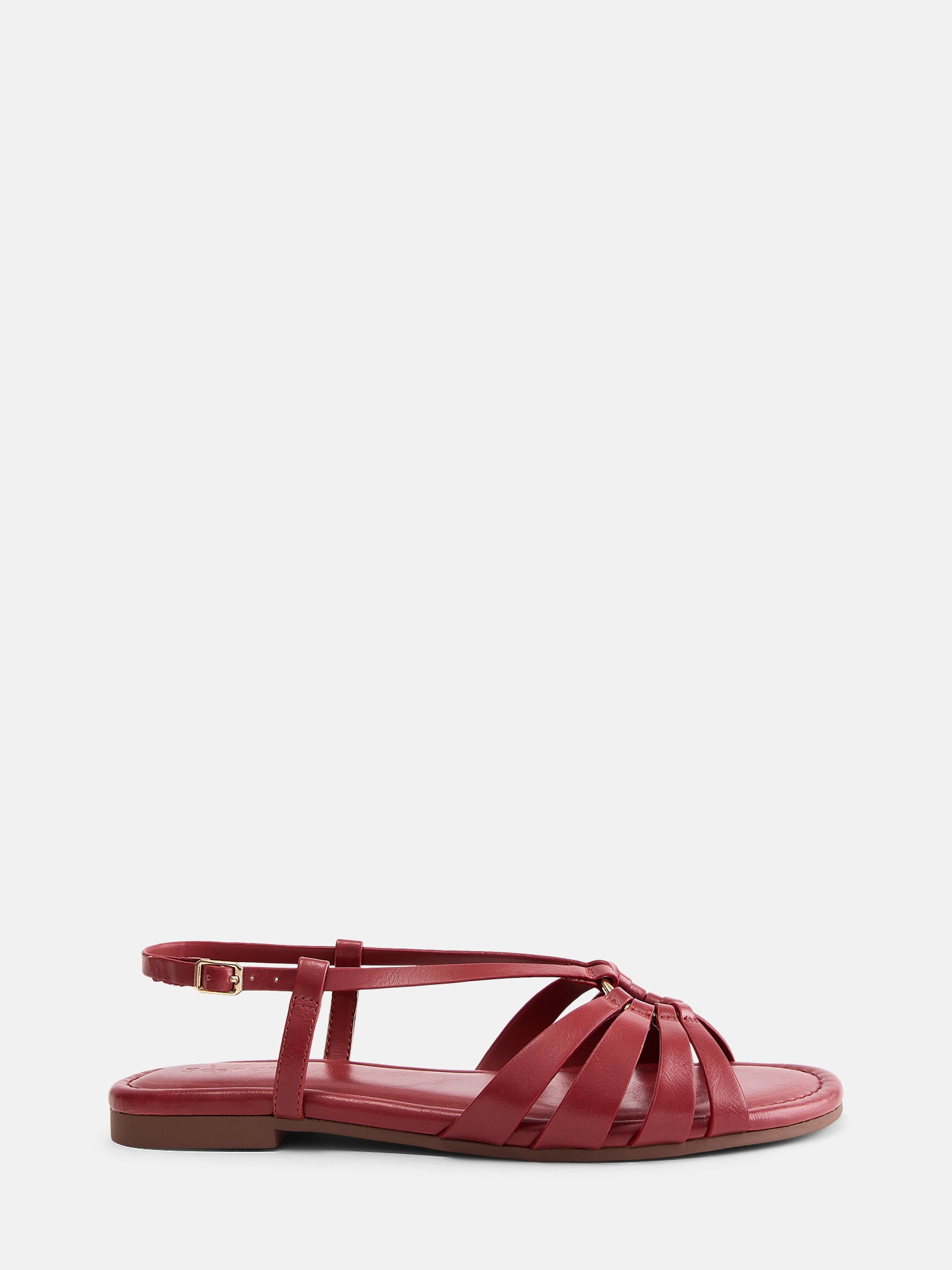 Scenario Women's Strappy Circle Flat Sandals