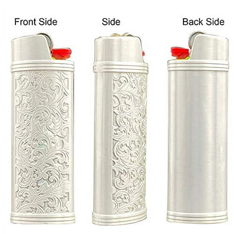 Metal Lighter Case Bic Lighters, Metal Lighter Cover Shell