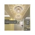 thumbnail image 4 of 1PC Crystal Spotlight LED Ceiling Light Embedded Living Room Downlight Ceiling Aisle Light Corridor Light Modern Crystal Ceiling Spot Light, 4 of 5