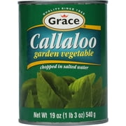 Grace Callaloo in Salt Water, 18 oz Can