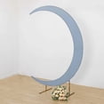 thumbnail image 4 of Efavormart Dusty Blue Spandex Crescent Moon Chiara Backdrop Stand Cover, Custom Fitted Wedding Arch Cover - 7.5ft, 4 of 6