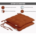thumbnail image 3 of Vargottam Set of 2 Comfortable Chair Pads Seat Cushion with Full-Length Ties for Non-Slip Support Polyester Filling for Dining | Office | Kitchen Reduces Pressure & Washable, 3 of 9