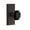 Bronze, variant on Grandeur 850779 Carre Solid Brass Rose Privacy Door Knob Set - Brass