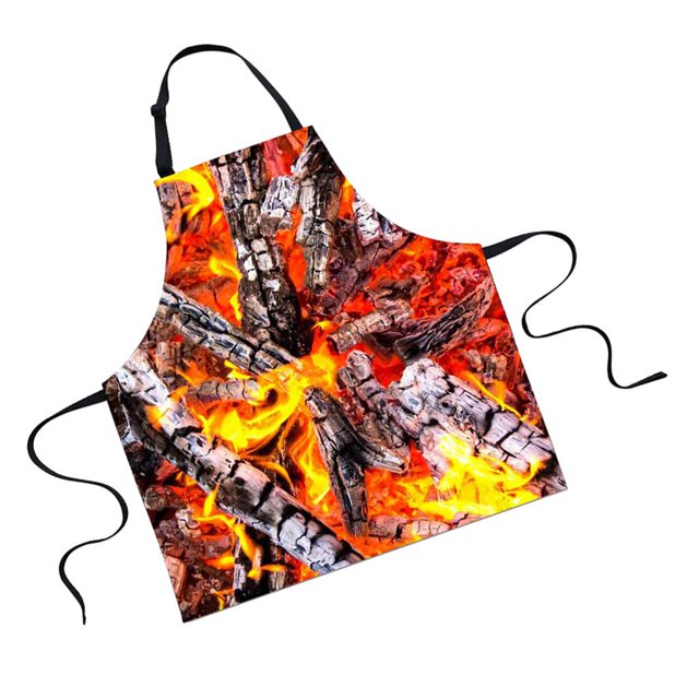 Delantal De - Para Cocinar Hornear - Corbatas Extra Largas - Accesorios De Disfraces Con Navideños - 75 Cm yo Baoblaze Delantal de cocina de cocina