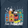 thumbnail image 3 of Disney - Mickey Feel The Beat - Women's Lightweight French Terry Long Sleeve Shirt, 3 of 5