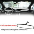 thumbnail image 2 of Car Rear View Mirror, Universal Auto Interior Mirror Rearview Mirror 87810-06041 Kit For Toyota Corolla Camry Levin RAV4 Yaris Vios-black, 2 of 6