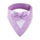 thumbnail image 1 of Zhuge Bandana para perros 1 pieza, mezcla de poliéster ligera de secado rápido, baberos tipo bufanda triangular, pañuelo ajustable para perros, regalo para mascotas, L, morado, 1 of 3