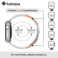 thumbnail image 4 of Correa de reloj Fullmosa compatible con Apple de 45 mm/44 mm/42 mm con funda, 4 of 8