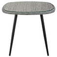 thumbnail image 3 of Afuera Living 36" Square Glass Top Patio Bistro Table in Gray, 3 of 5