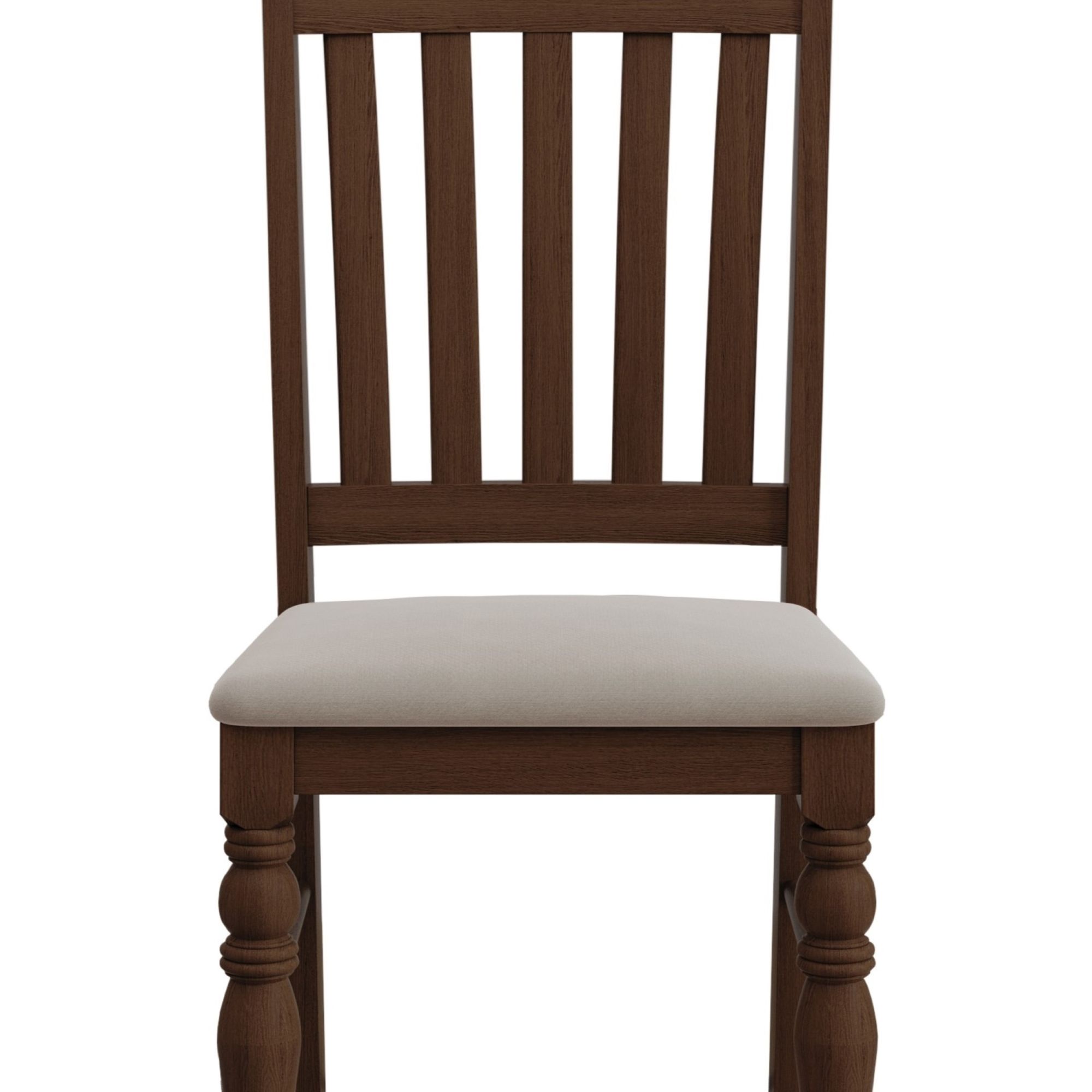 Home Design Mayfield Dining Chair (Set of 6), Warm Gray/Brown