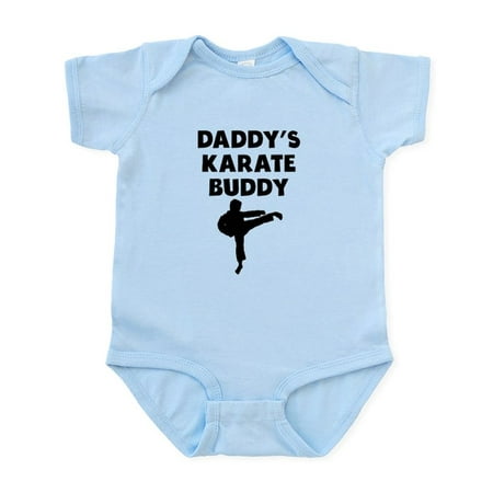 

CafePress - Daddys Karate Buddy Body Suit - Baby Light Bodysuit Size Newborn - 24 Months