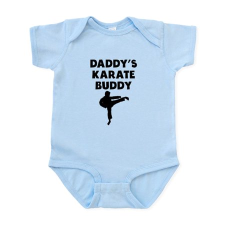 

CafePress - Daddys Karate Buddy Body Suit - Baby Light Bodysuit Size Newborn - 24 Months