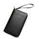 thumbnail image 2 of Organizador de carteras de viaje para pasaporte | Portadocumentos de cuero con bloqueo RFID | Funda impermeable multicompartimento | Cierre seguro de cremallera | Encaja con varias tarjetas,, 2 of 7