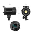thumbnail image 2 of Andoer LM60Bi Portable LED Photography Fill Light 60W Studio Video Light 3000K-5600K Dimmable Bowens Mount Continuous Light with Remote Control for Product Wedding Photography Live Streamin, 2 of 7