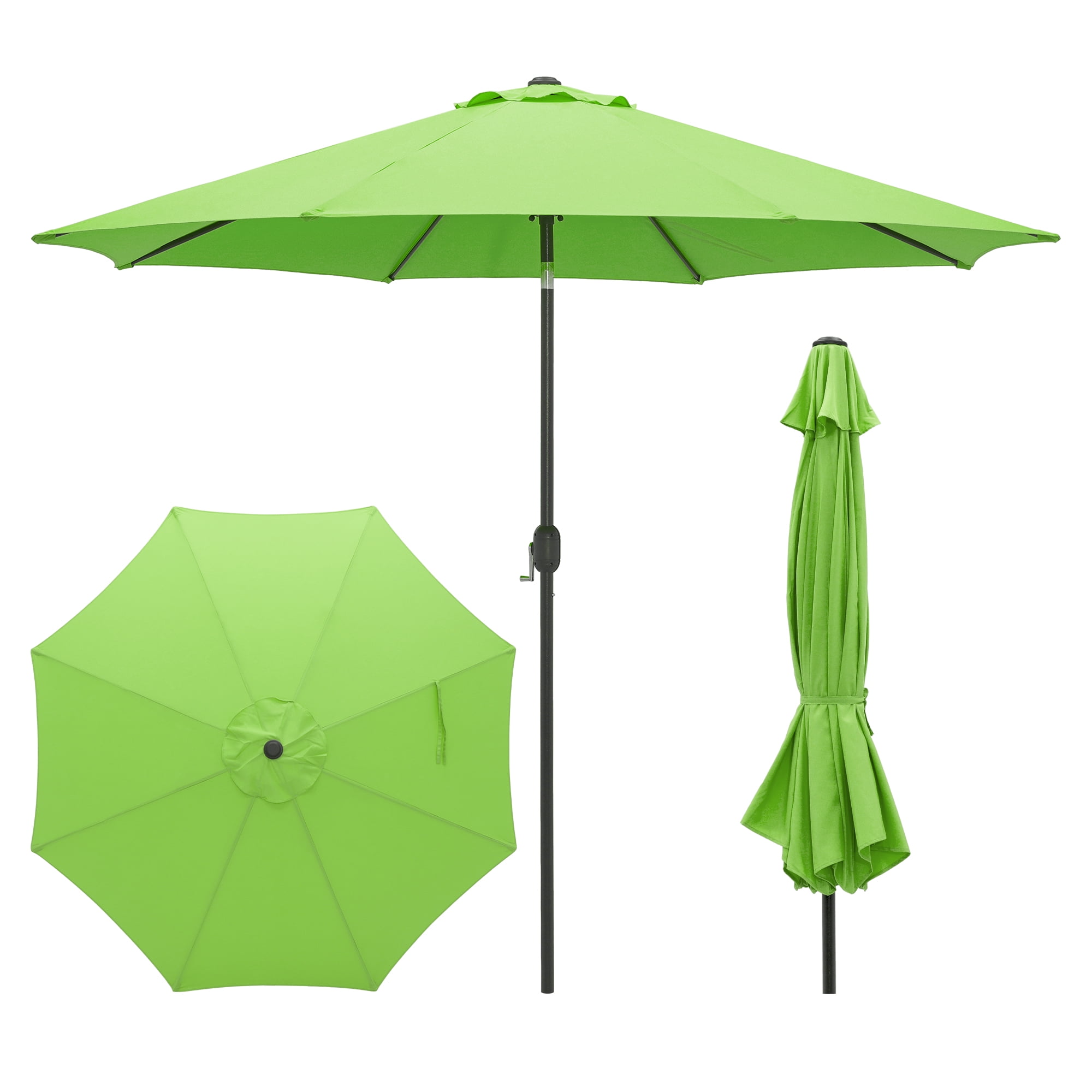 Abble Outdoor 10ft Patio Umbrella with Crank and Tilt - Lime Green