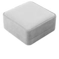 thumbnail image 5 of BAYAIXZ Velvet Jewelry Box Plush Ring Box Bracelet Necklace Box Jewelry Box Luxury Red Warm Beige Fresh Green and Elegant Grey Flannel Jewelry Box High End Plush (Gray,B), 5 of 5