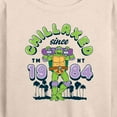 thumbnail image 3 of Teenage Mutant Ninja Turtles - Chillaxed Since 84 - Women's Lightweight French Terry Long Sleeve Shirt, 3 of 5