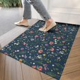 thumbnail image 4 of Pioneer Flower Floral Print Pattern Door Rugs,Washable Non Slip Door Mats Indoor,Decorative Door Mats,Entry Mat Indoor for Entrance,Bedroom,Kitchen,Bathroom,17"x30", 4 of 6