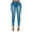 Blue, variant on JIKNTTR Women's Stretchy Jeans Jeggings Tummy Control Stretch Jeans High Waisted Skinny Jeans Pull On Butt Lifting Versatile Jeans Workwear