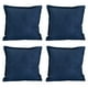 thumbnail image 1 of Cojin Decorativo Cuadrado Set de 4 Bless Azul Marino, 1 of 4