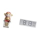 thumbnail image 5 of Figura Decorativa De La Fortuna Para Año Nuevo Con Pantalla Grande Que Muestra Temperatura Y Humedad. Ideal Para Oficina, Dormitorio, Aula, Escritorio O Reloj De Pared., 5 of 8