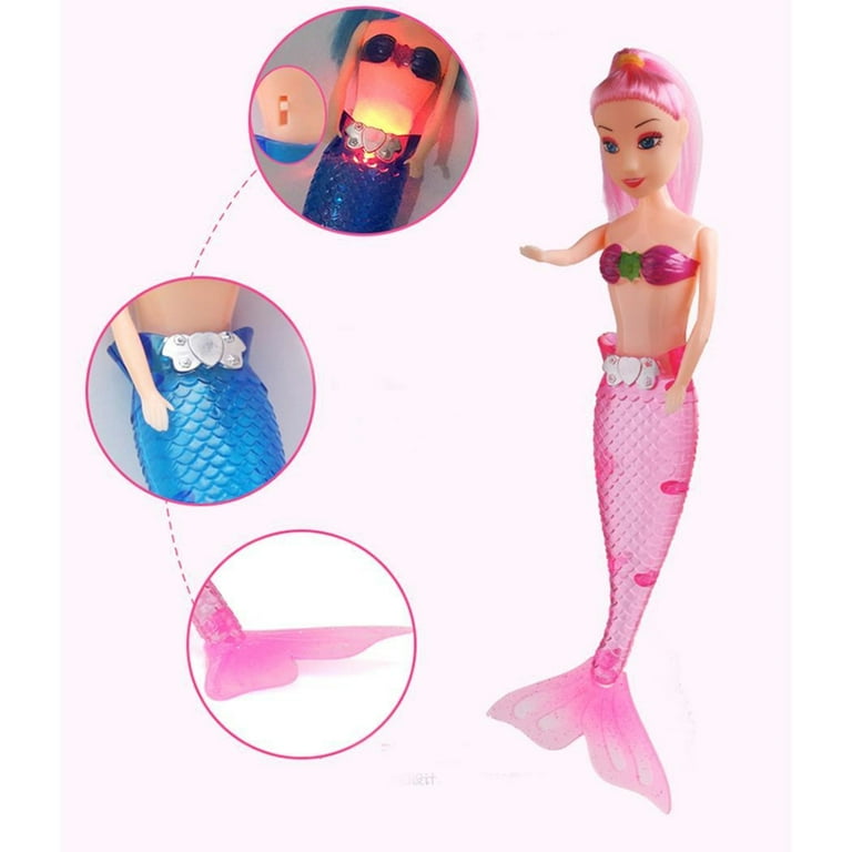 Kawaii Mini Mermaid Doll Figures, Brinquedos para Crianças, Baby