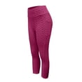 thumbnail image 5 of Yoga Pants Leggings Pocket Capri 3/4 High Waist Elastic Opaque Plus Size Sports Leggings With Side Pockets For Yoga Leisure Womens Pants, 5 of 6