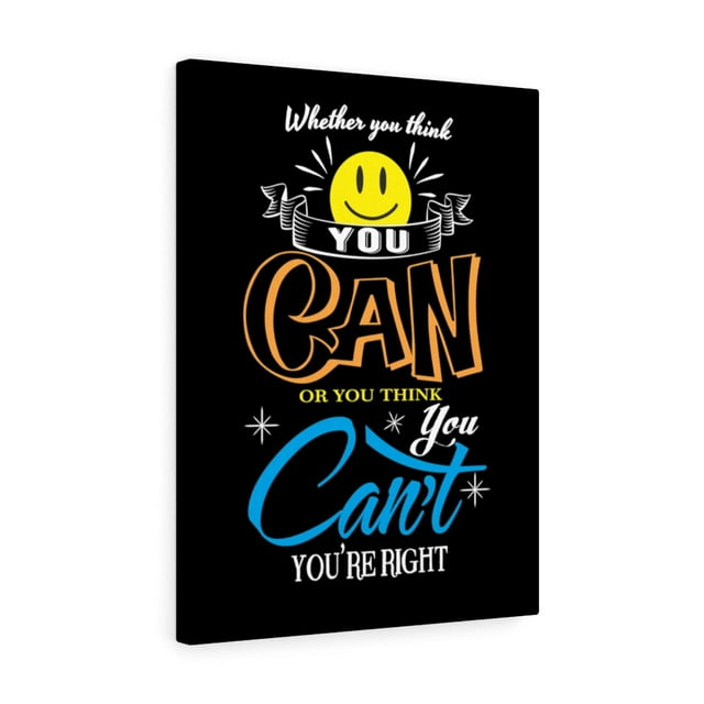 Inspirational Wall Art You Can Wall Art Motivational Motto Inspiring