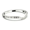 thumbnail image 3 of 1.1mm round cut, 25 stones Diamond Moissanite wedding band 10k White Gold, 3 of 4