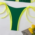 thumbnail image 5 of Warop Women's High-Waisted Drawstring Adjustable Push-Up Bikini Set, Two-Piece Swimsuit for Beach and Vacation, 5 of 7