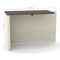 thumbnail image 2 of Bestar Prestige Plus Return Table in White Chocolate and Antigua, 2 of 2