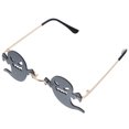 thumbnail image 4 of 1 par de gafas de sol sin montura con forma de fantasma, gafas de sol para fiesta en la playa, gafas geniales, 4 of 5