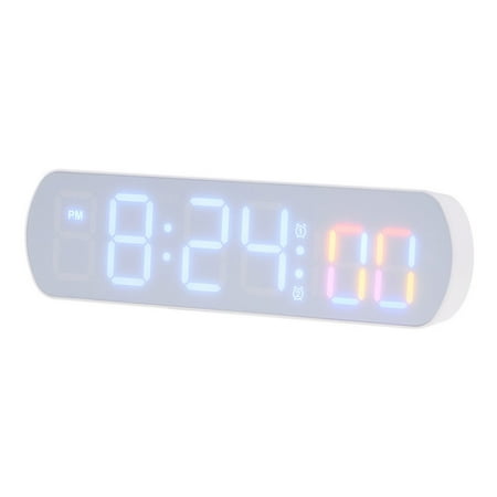 Elegant LED Digital Alarm Clock for Heavy Sleeper Elderly Student Desktops Clock