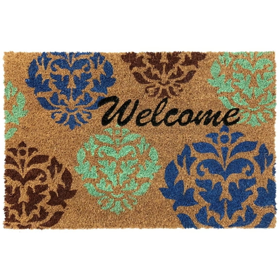 Superscraper Door Mat Spade Scroll - 16" x 24"