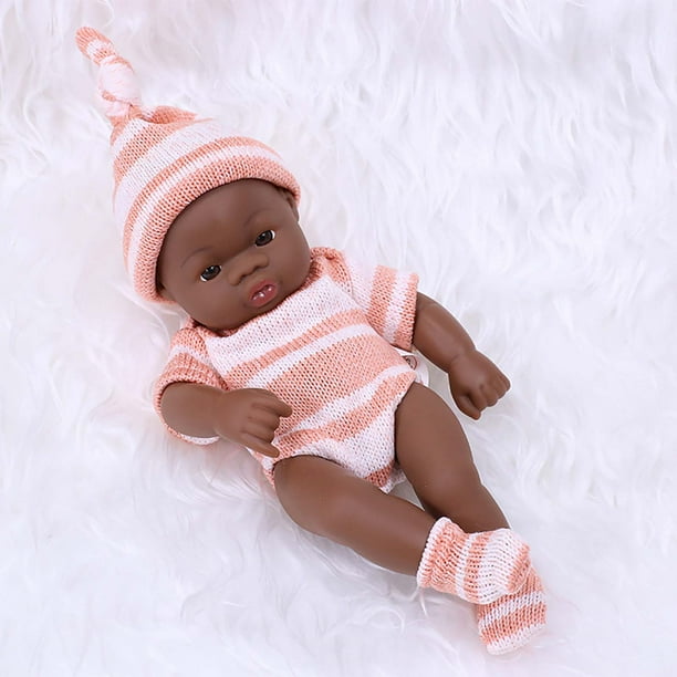 Xihbxyly Muñeca Bebé Renacida, Recién Nacida de Vinilo de 7.87 Pulgadas con Conjunto de Ropa, Diseño Realista, Extremidades Ajustables para Jugar y Exhibir, Accesorio de Fotografía Ideal, Regalo Perf