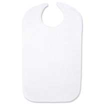 Personal Touch Terry Adult Bib, White (3Pk)