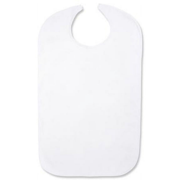 Personal Touch Terry Adult Bib, White (3Pk)