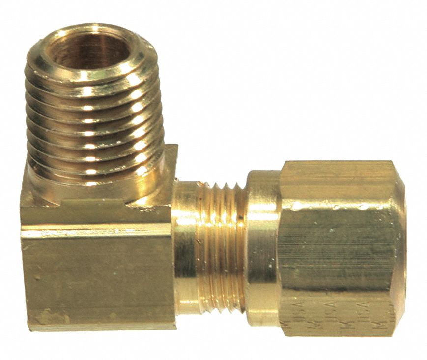 Tramec Sloan Male Elbow,Compression,Brass,1/2In Pipe 969-6-8NS - Walmart.com