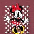 thumbnail image 3 of Disney - Mickey & Friends - Minnie Mouse - Polka Dots Everywhere - Women's Lightweight French Terry Long Sleeve Shirt, 3 of 5
