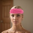 thumbnail image 6 of Unique Bargains 1 Pc Breathable Headband for Yoga Pink White, 6 of 6