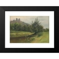 thumbnail image 2 of Ľudovít Čordák 18x14 Black Modern Framed Museum Art Print Titled - Mocarina Under the Slanecky Castle (1896), 2 of 5
