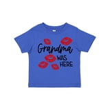 Inktastic Grandma Was Here Red Kisses Boys… product image
