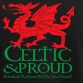 thumbnail image 3 of CafePress - Celticproud_Cymru_T10x10 Women's Dark Pajamas - Women's Short Sleeve Print T-Shirt and Pants Dark Cotton Pajama Set, 3 of 7